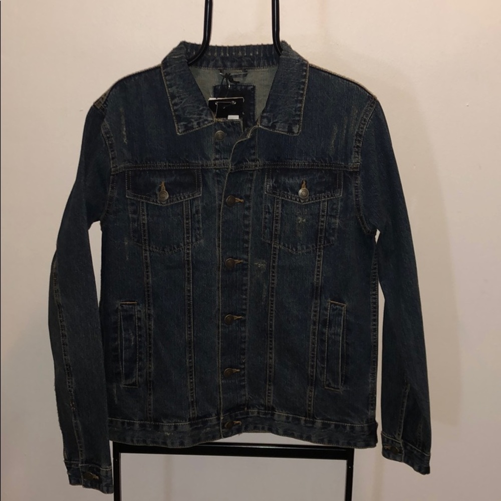 Brave Soul Rocky Denim Jacket Men's Medium Indigo